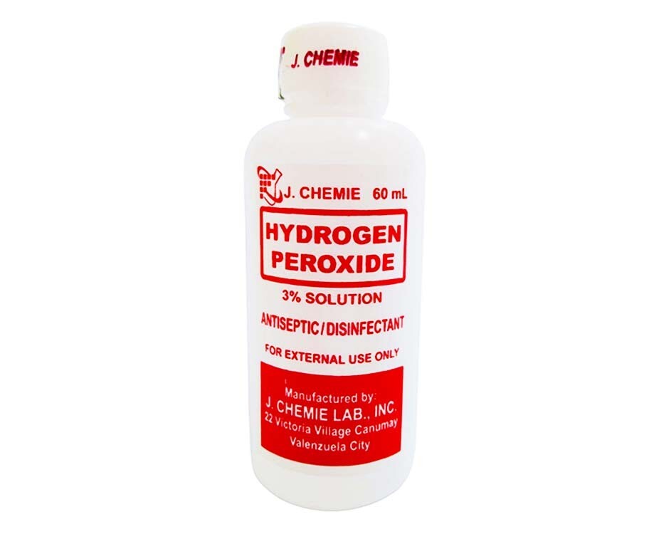 J. Chemie Hydrogen Peroxide 3% Solution Antiseptic/ Disinfectant 60mL