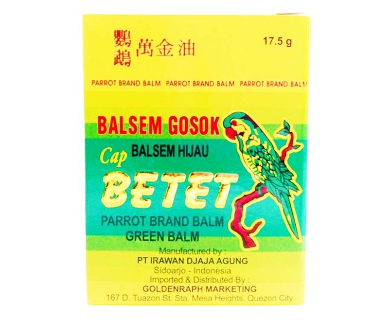 Betet Parrot Brand Green Balm 17.5g