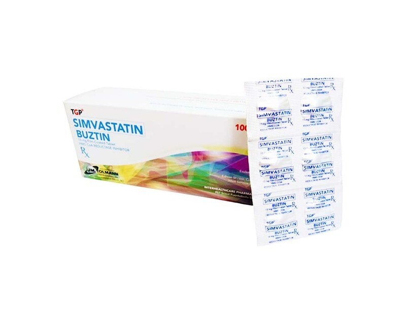Simvastatin Buztin 10mg Film-Coated 100 Tablets
