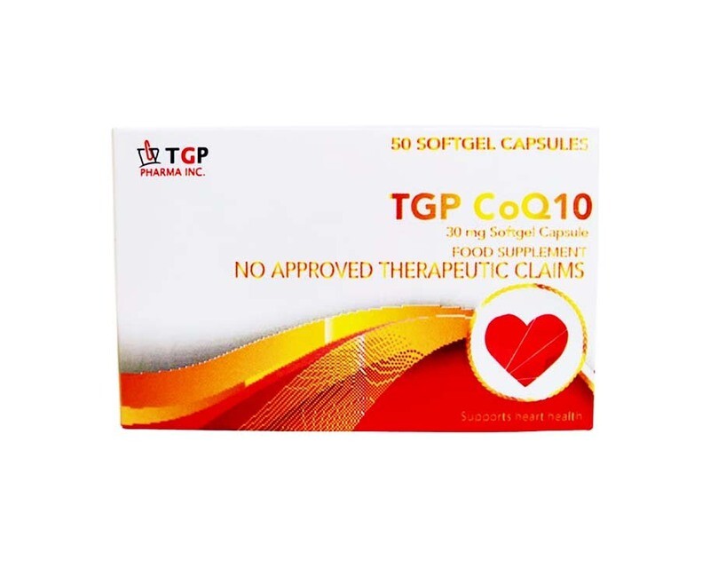 TGP CoQ10 30mg 50 Softgel Capsules