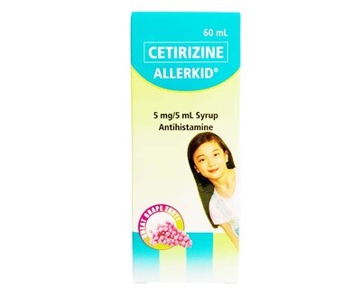 Cetirizine Allerkid Great Grape Taste 5mg/ 5mL Syrup 60mL
