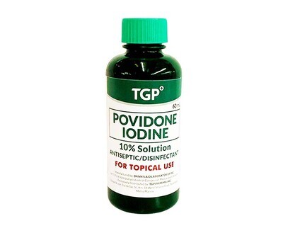 Povidone Iodine 10% Solution Antiseptic/ Disinfectant 60mL