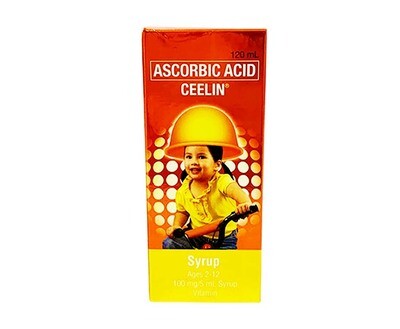 Ceelin Syrup Ascorbic Acid Ages 2-12 100mg/ 5mL (120mL)