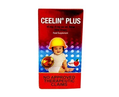 Ceelin Plus Food Supplement (Oral Drops) 40mg/ 5mg per mL Syrup (15mL)