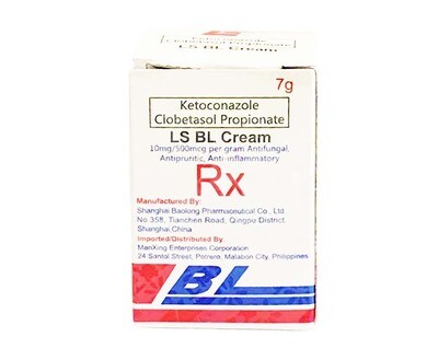 Ketoconazole Clobetasol Propionate LS BL Cream 7g
