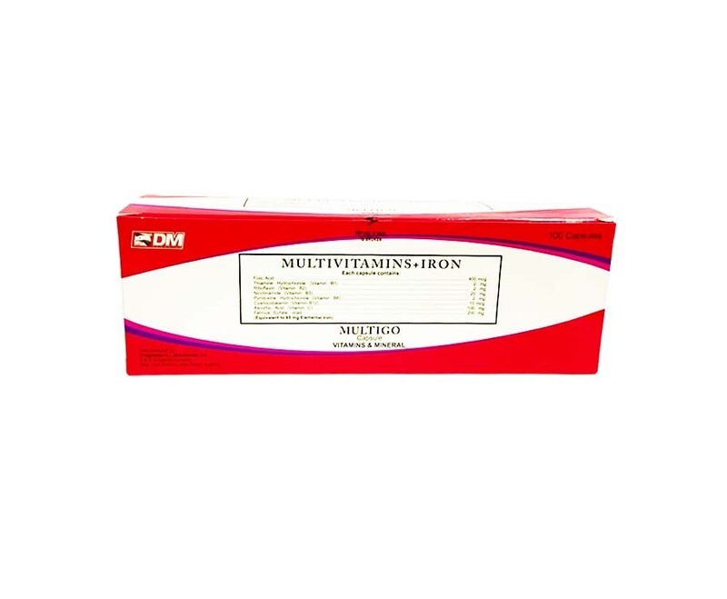 Multigo Capsule Vitamins &amp; Mineral 100 Capsules