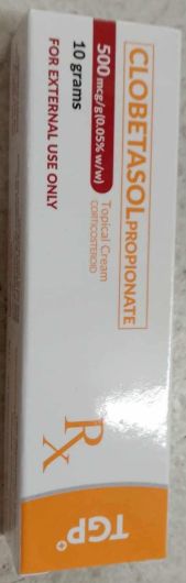 TGP Clobetasol Propionate Topical Cream Corticosteroid 10g