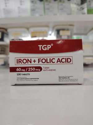 Iron+Folic 60mg/250mcg