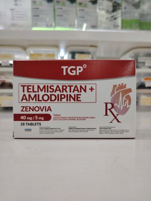 Telmisartan+Amlodipine ZENOVIA 40mg/5mg