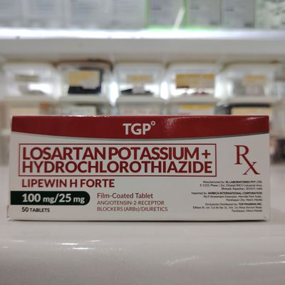 Losartan Potassium+Hydrochlorothiazide LIPEWIN H FORTE 100mg/25mg