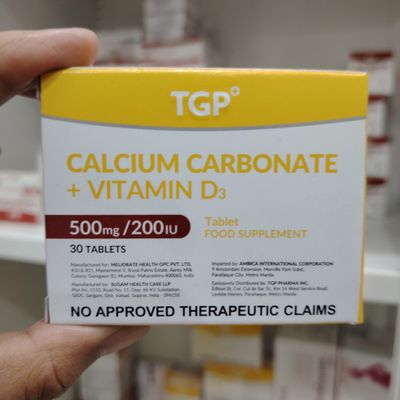 Calcium Carbonate+Vitamin D3 500mg/200IU