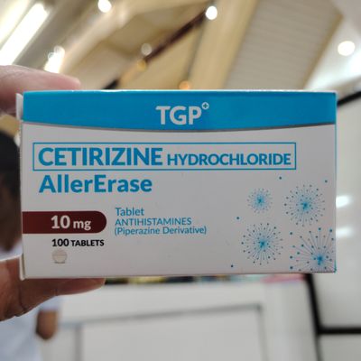 Cetirizine Hydrochloride ALLERERASE 10mg