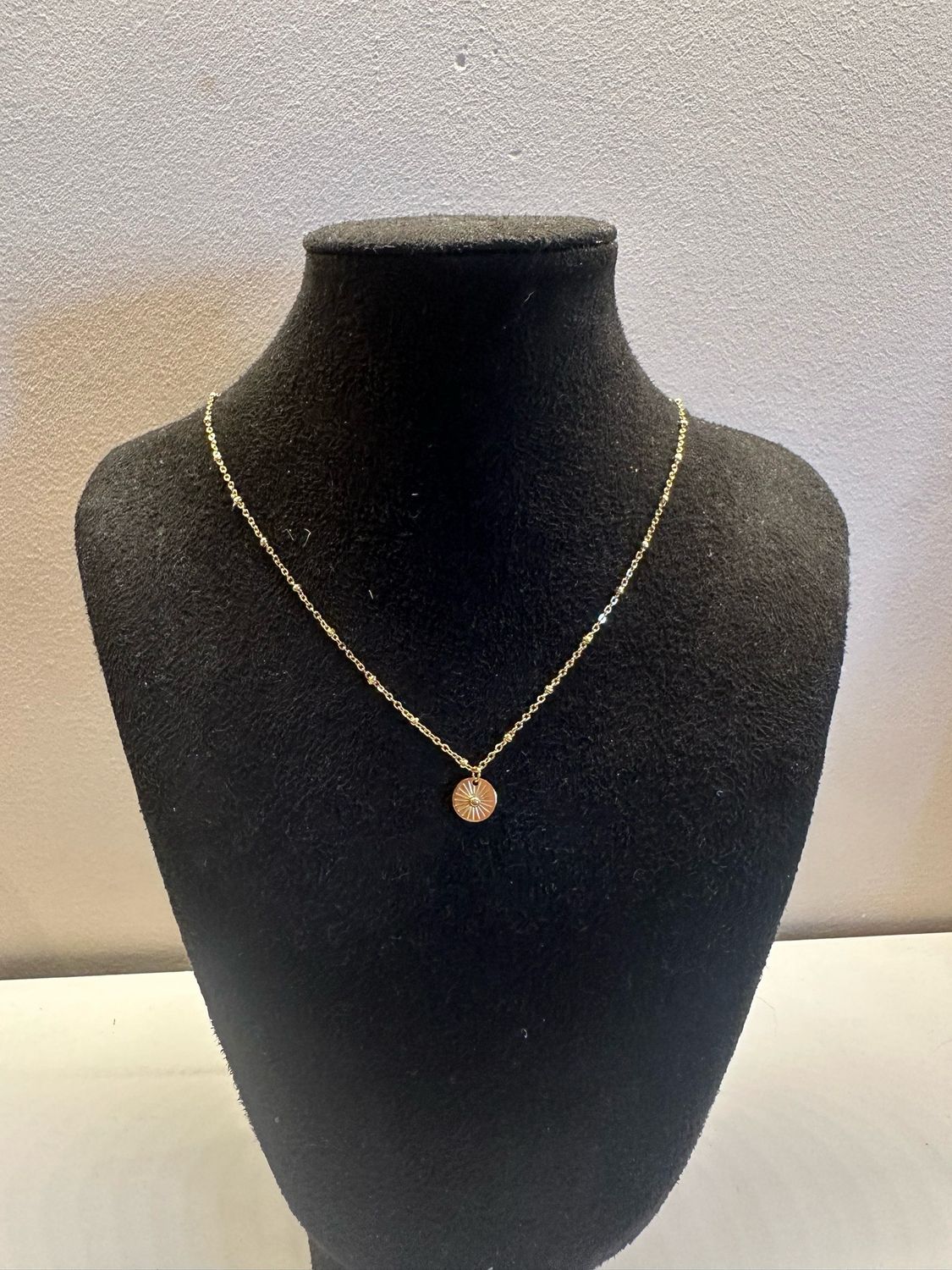 KETTING RONDJE | GOUD