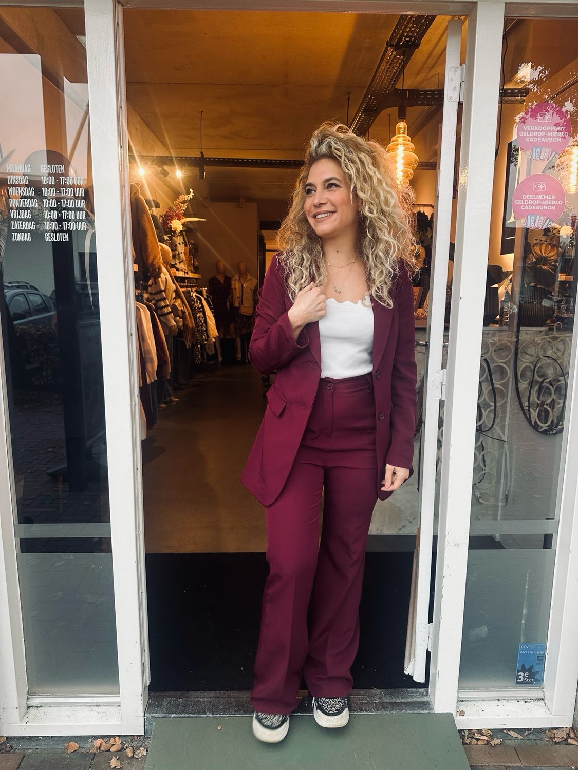 PANTALON COLLIN - BORDEAUX