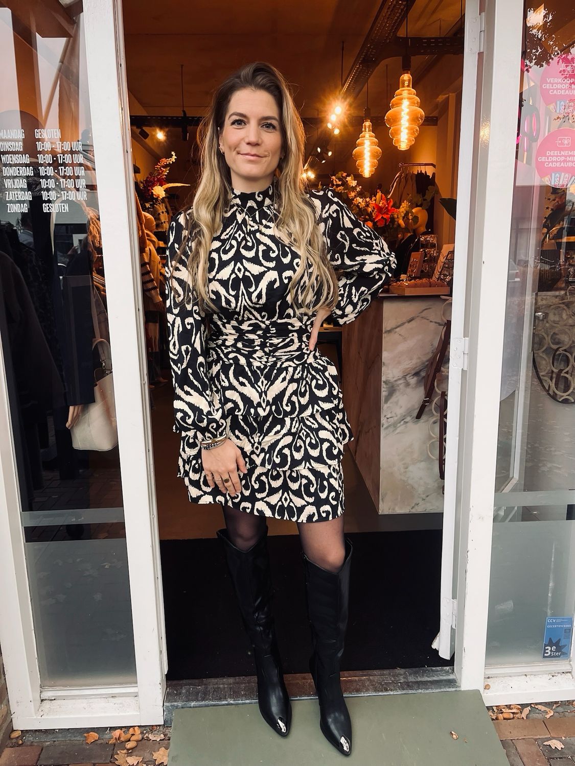 JURK JOSH | BEIGE & ZWART