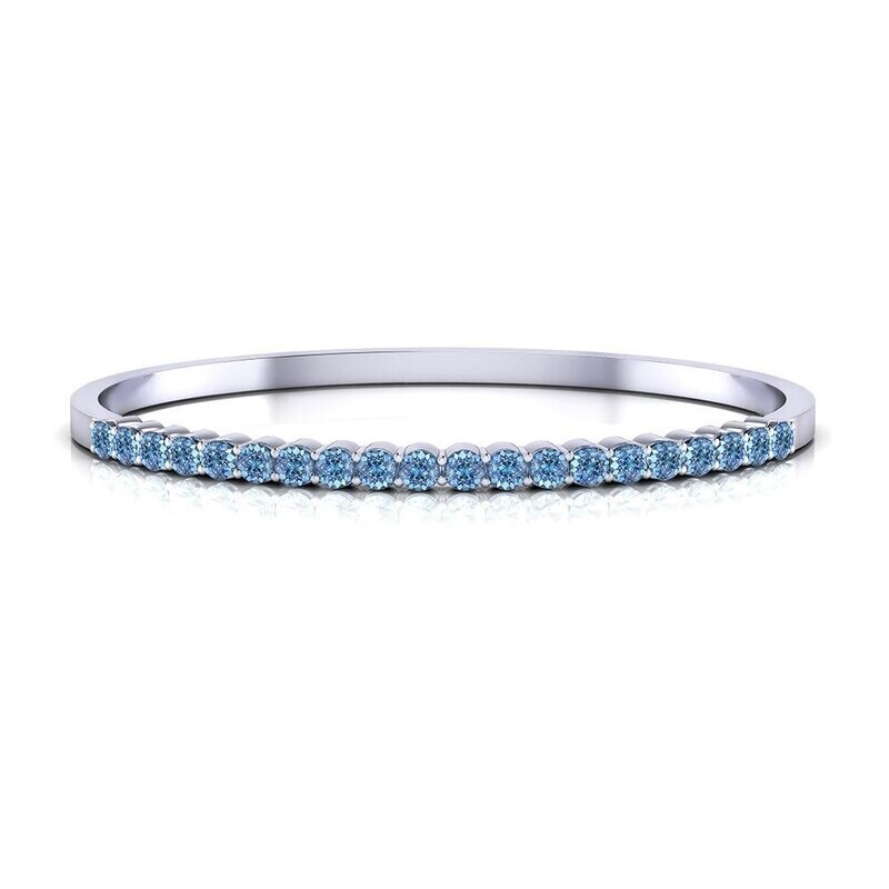 ​Personalized Diamond Bangle  - Bracelet