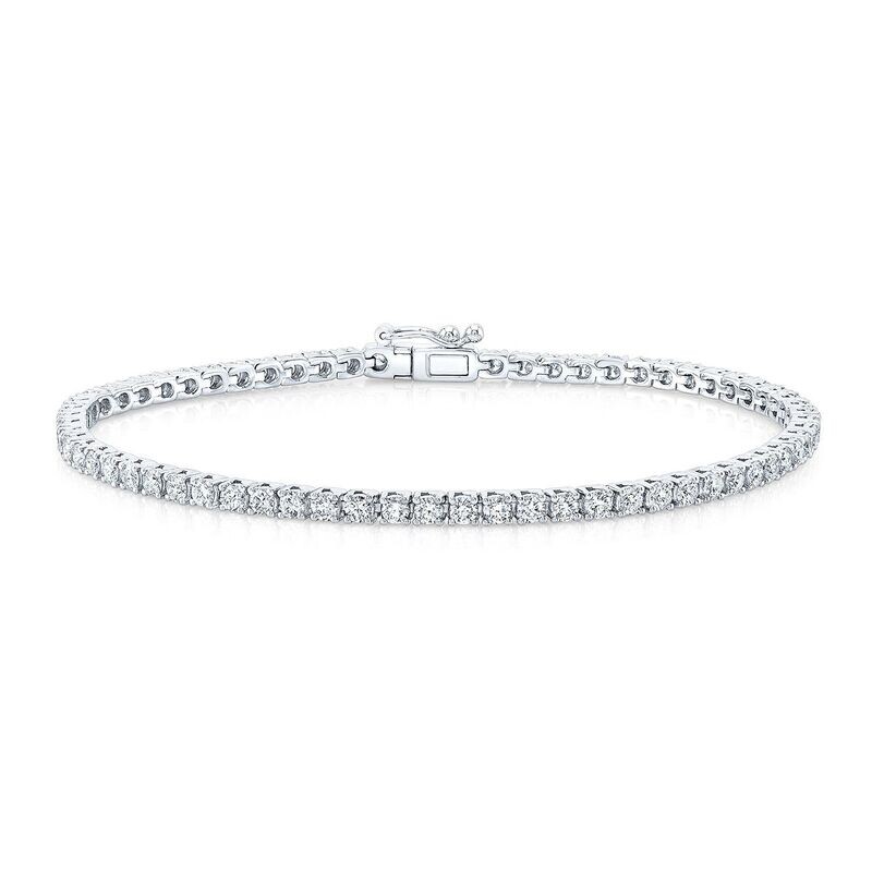 Personalized Diamond PRONG-SET Tennis Bracelet
