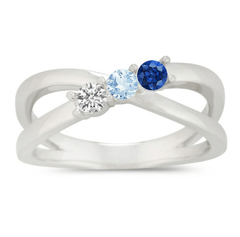 Personalized Family Collection Eternity Diamond Ring