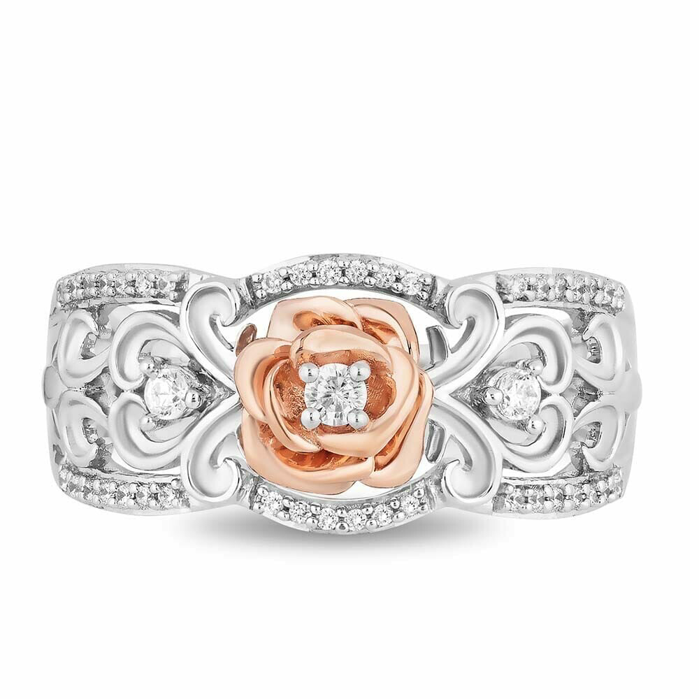 Personalized Tulip Engagement Ring
