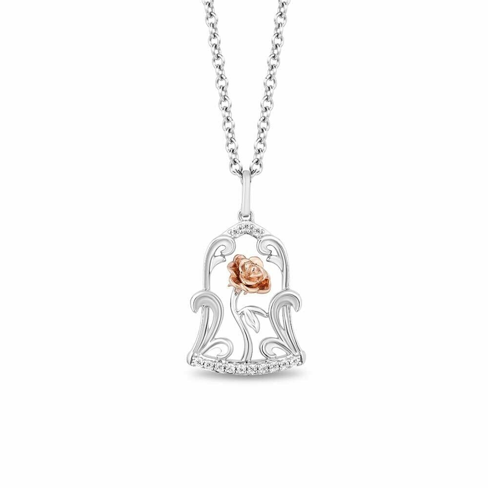 Personalized Diamond tulip Pendant
