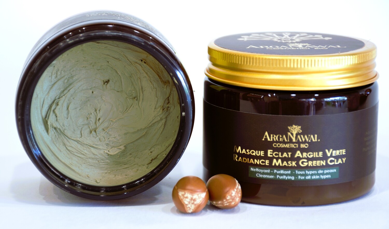 Maschera argilla verde Viso All&#39;Olio Di Argan