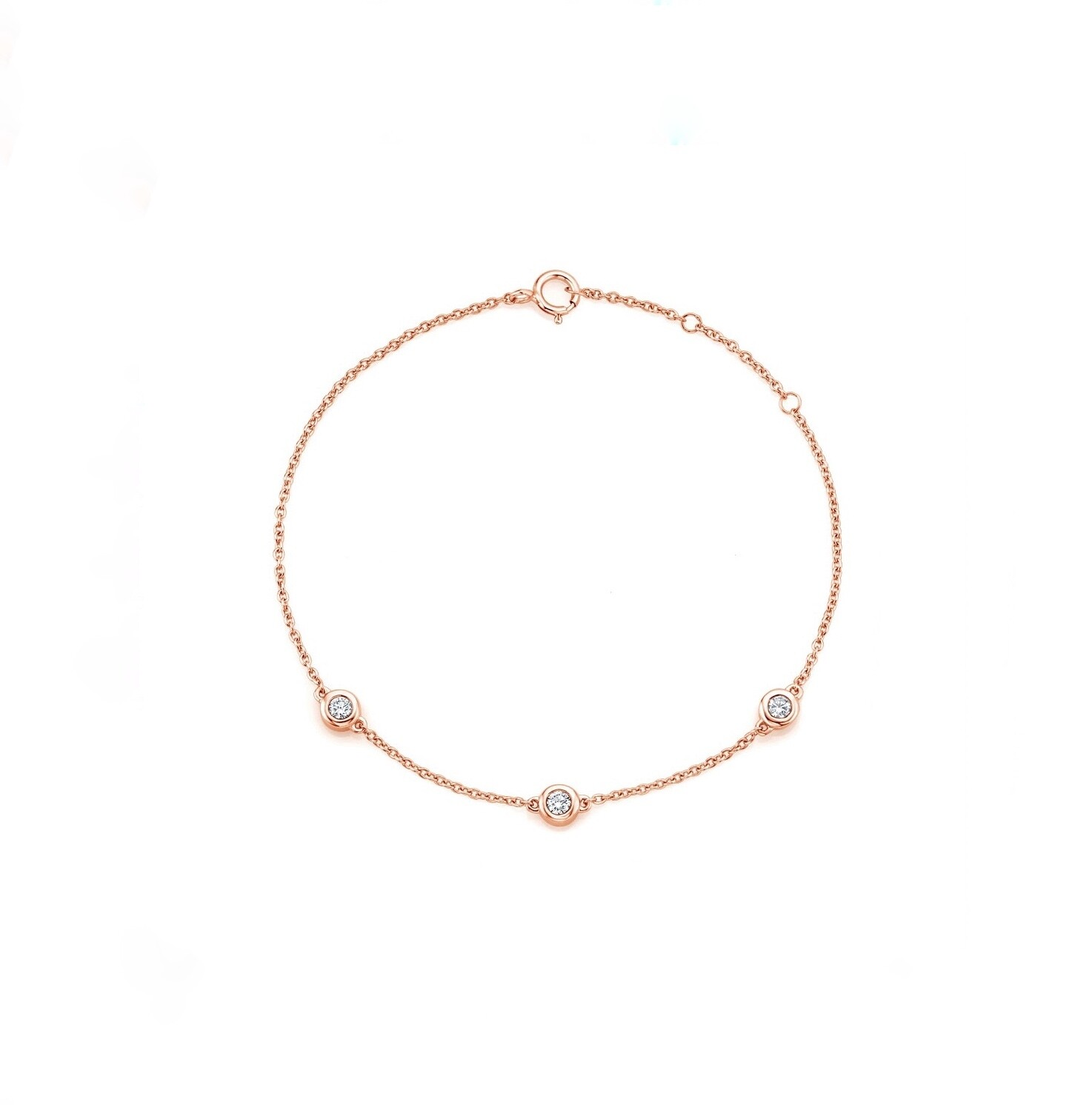 Three Diamond Bracelet