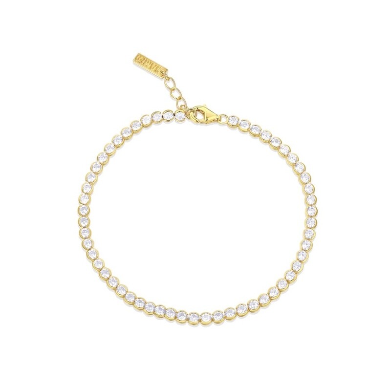 Bezel Diamond Tennis Bracelet