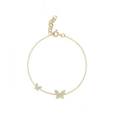Butterfly Diamond Bracelet