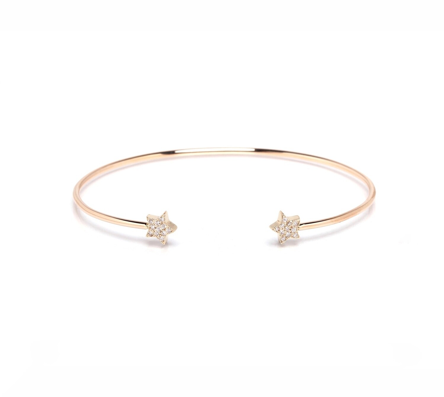 Double Star Diamond Bracelet