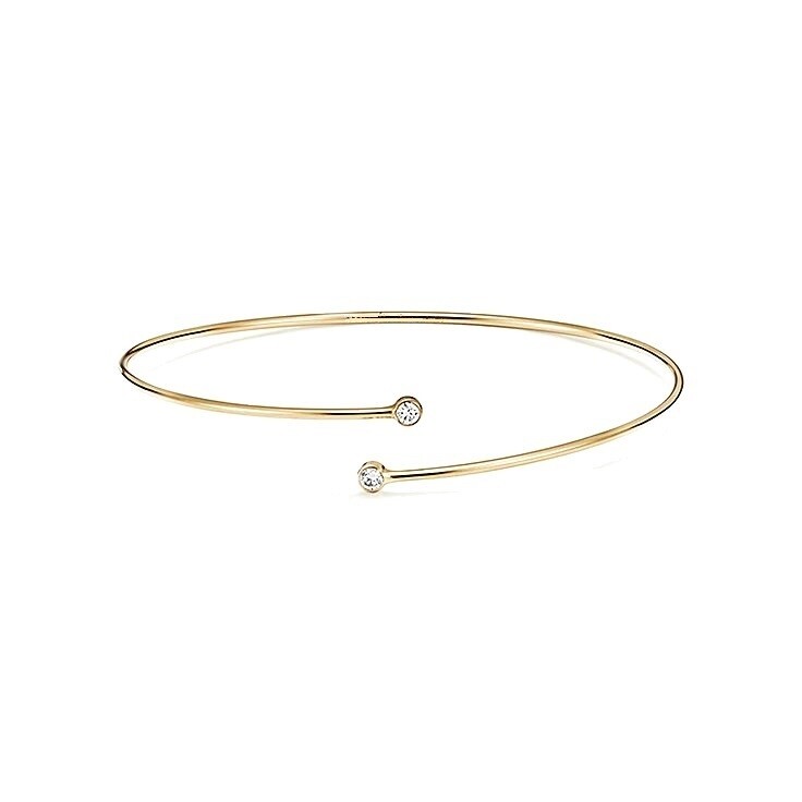Two Diamond Bezel Bracelet
