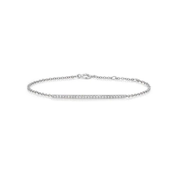 1.5 mm Bar Diamond Bracelet