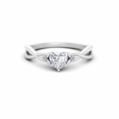 Heart Shaped Diamond Ring