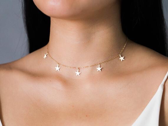 Multi Star Necklace