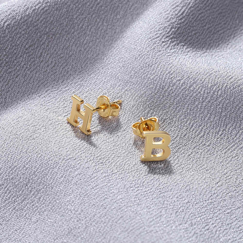 Letter Earrings