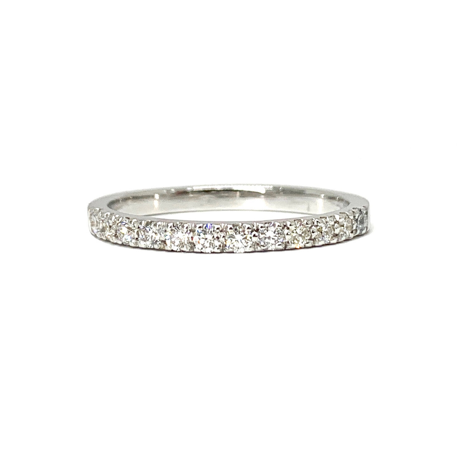 2.4 mm Half Eternity Ring