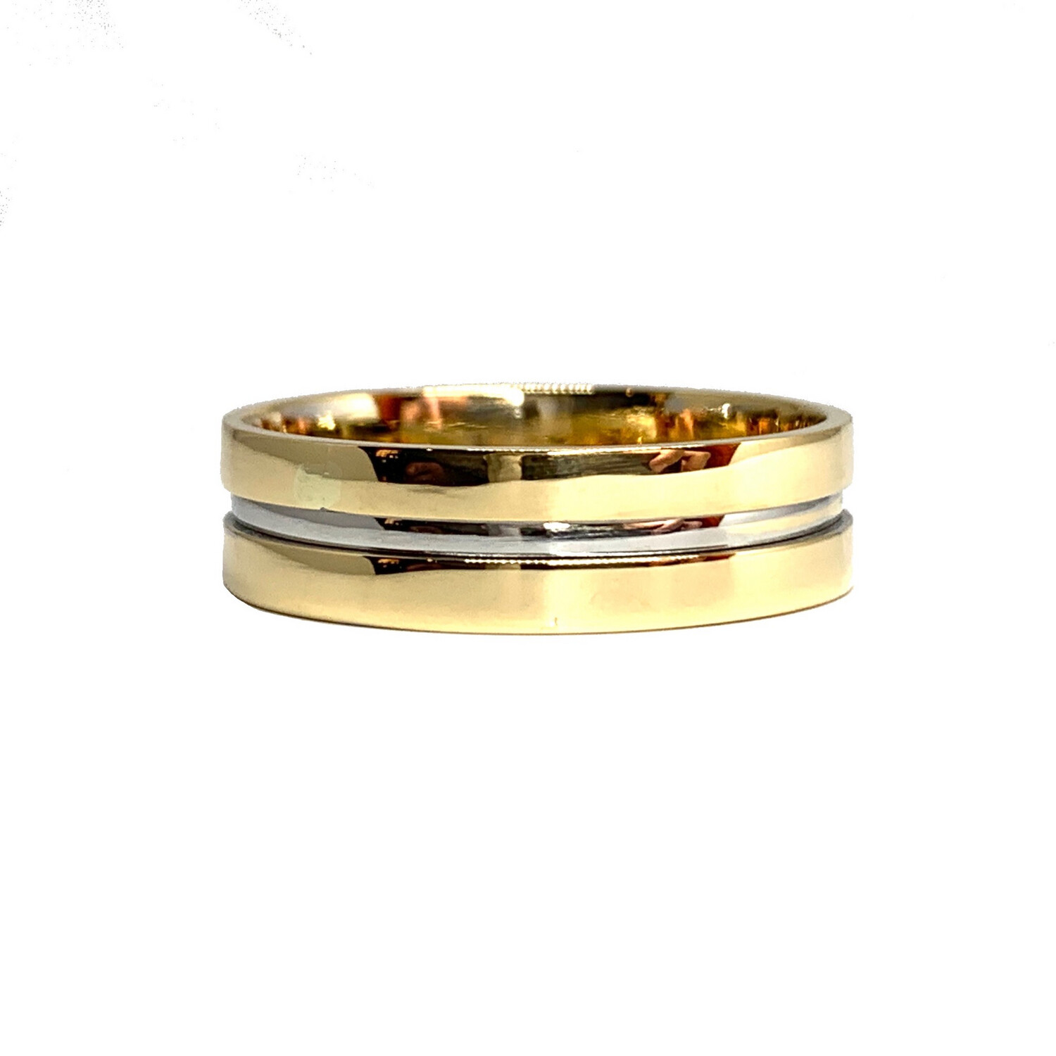 Yellow And White Gold Band