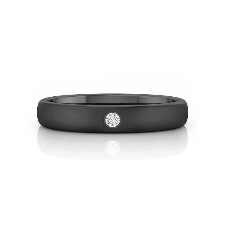 Black Gold Diamond Band