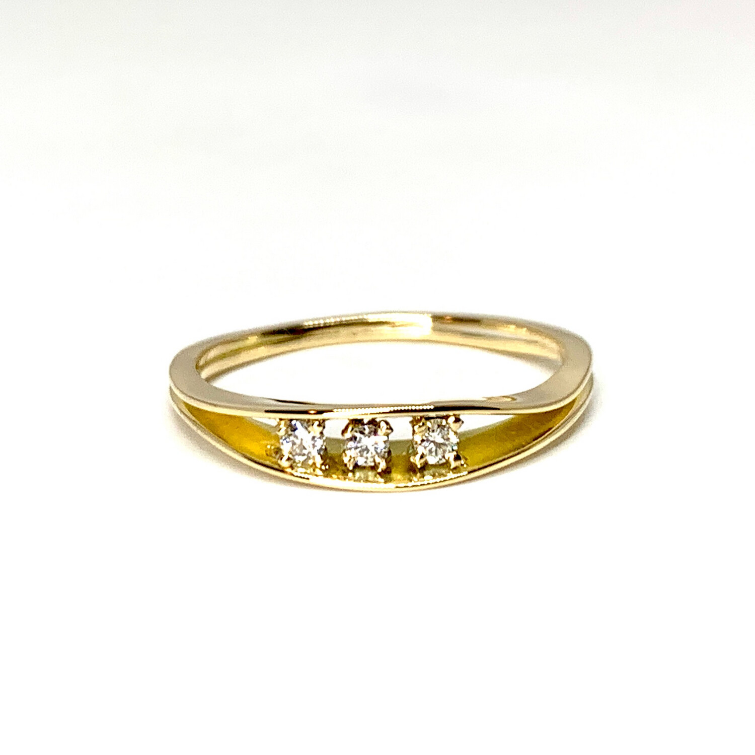 Diamond Shell Ring