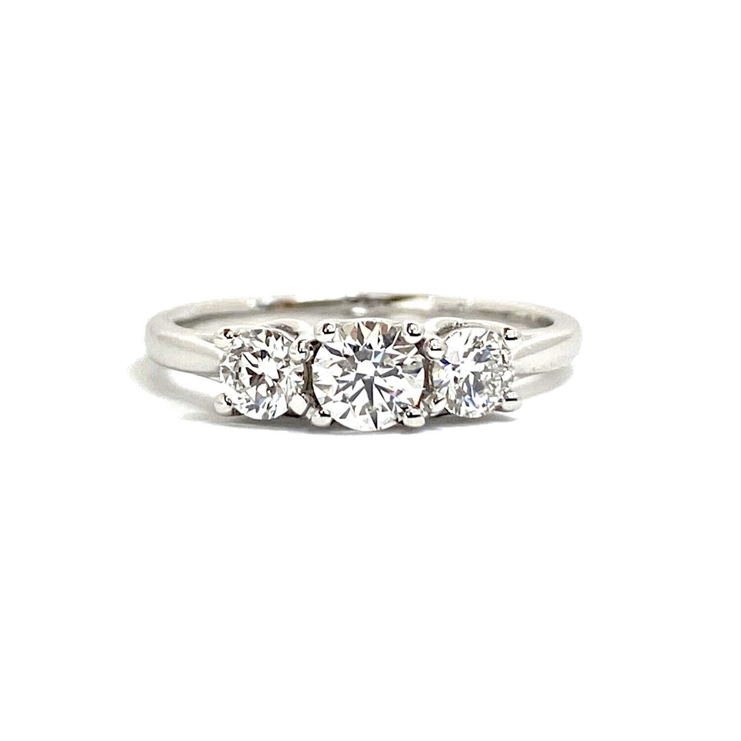 0.27 ct Trinity Diamond Engagement Ring