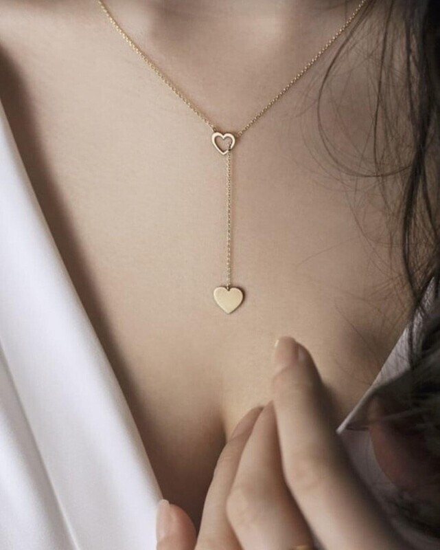 Heart Inside a Heart Necklace