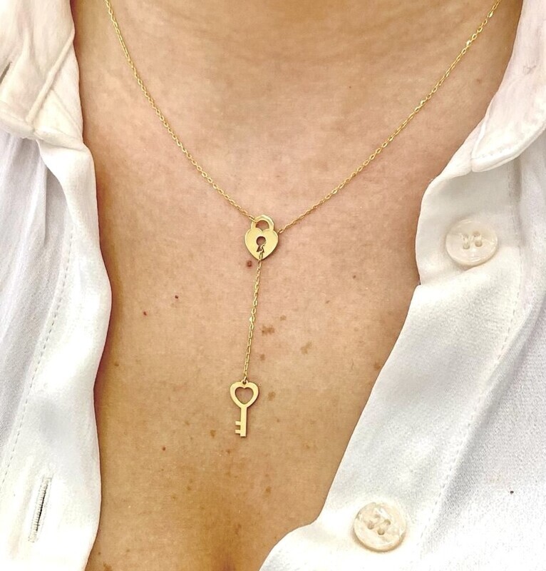 Lock and Key Necklace