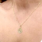 Arabic Calligraphy Mom Necklace