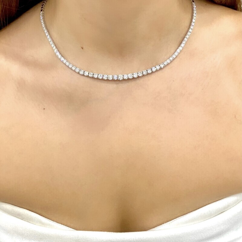 HRD Certified Degradé Diamond Necklace