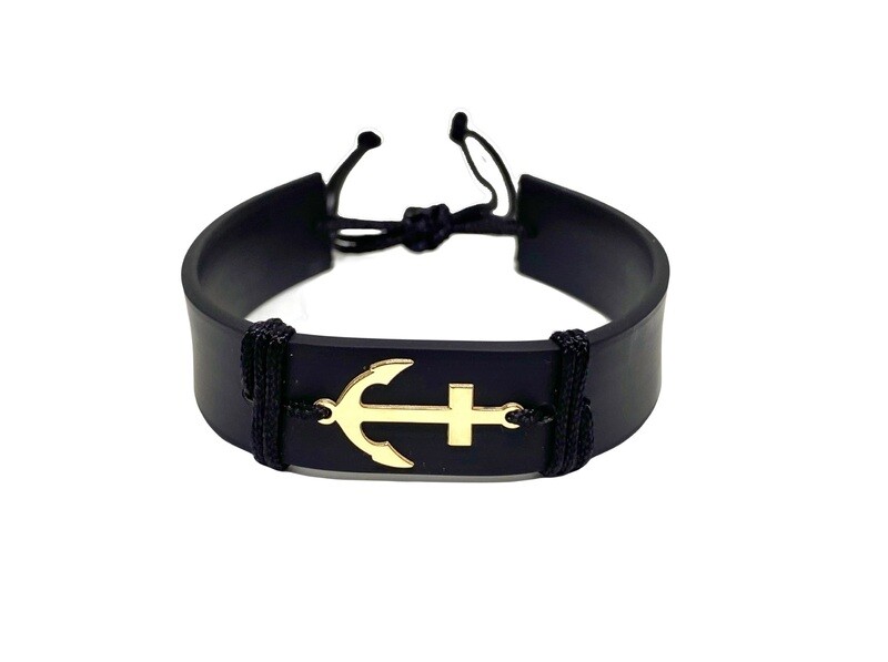 Anchor Rubber Bracelet