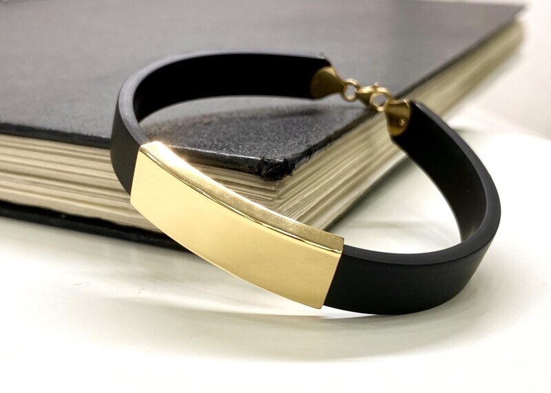 Classic, Chic Rubber Bracelet