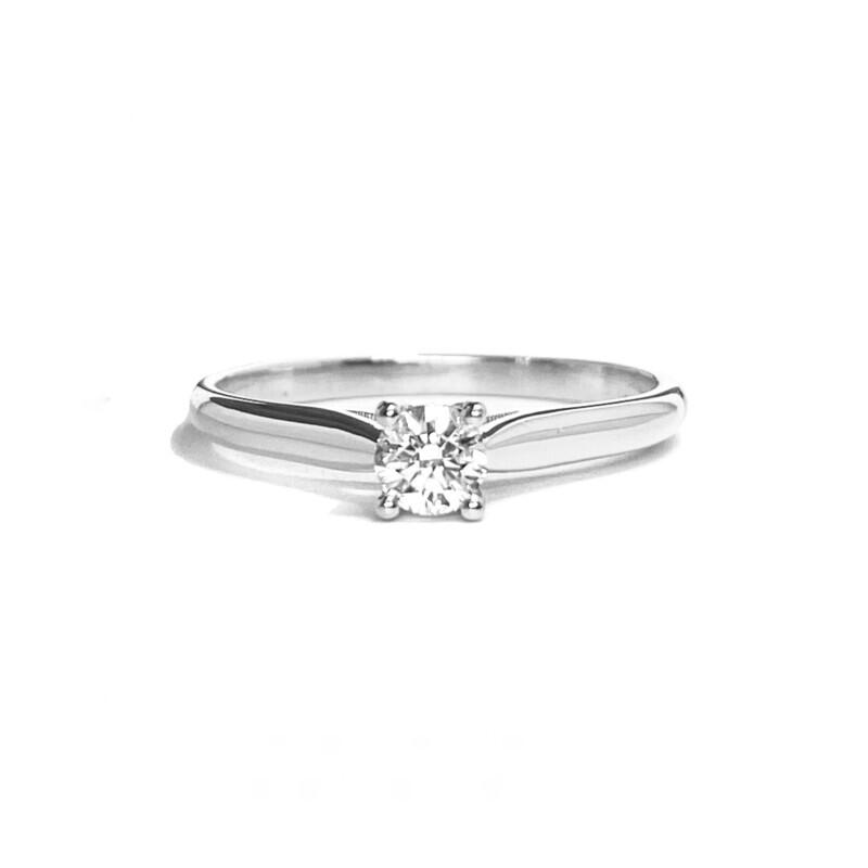 0.22 ct Four Prongs Diamond Engagement Ring