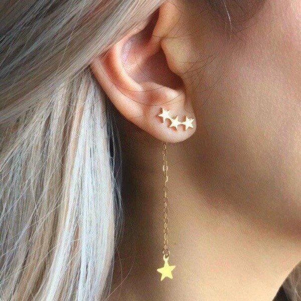 Multi Star Earrings