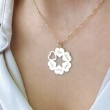 Personalized Names, Flower Necklace