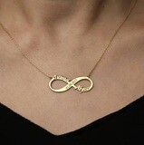 Personalized Infinity Names Necklace