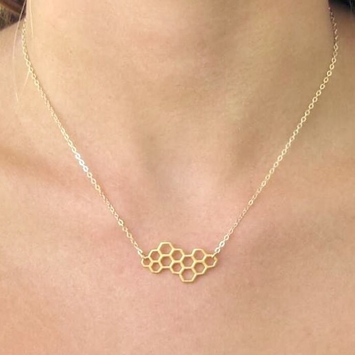Honey Comb Necklace